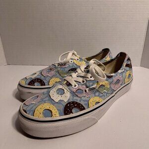 Rare Vans Off The Wall Donut Womens Size 7 - Multi Colored - Cute